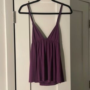 Purple free people triangle top